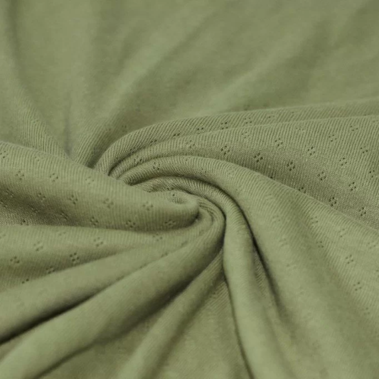 Pointelle Jacquard Knit
